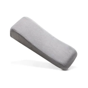 เบาะรองแขน หมอนรองแขน หนัง Pu สำหรับเก้าอี้ ที่วางแขนเก้าอี้ สีเทา