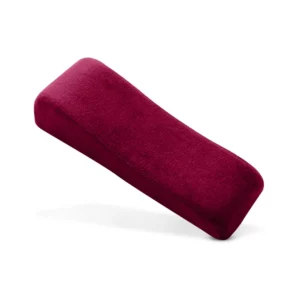 เบาะรองแขน หมอนรองแขน หนัง Pu สำหรับเก้าอี้ ที่วางแขนเก้าอี้ สีไวน์แดง